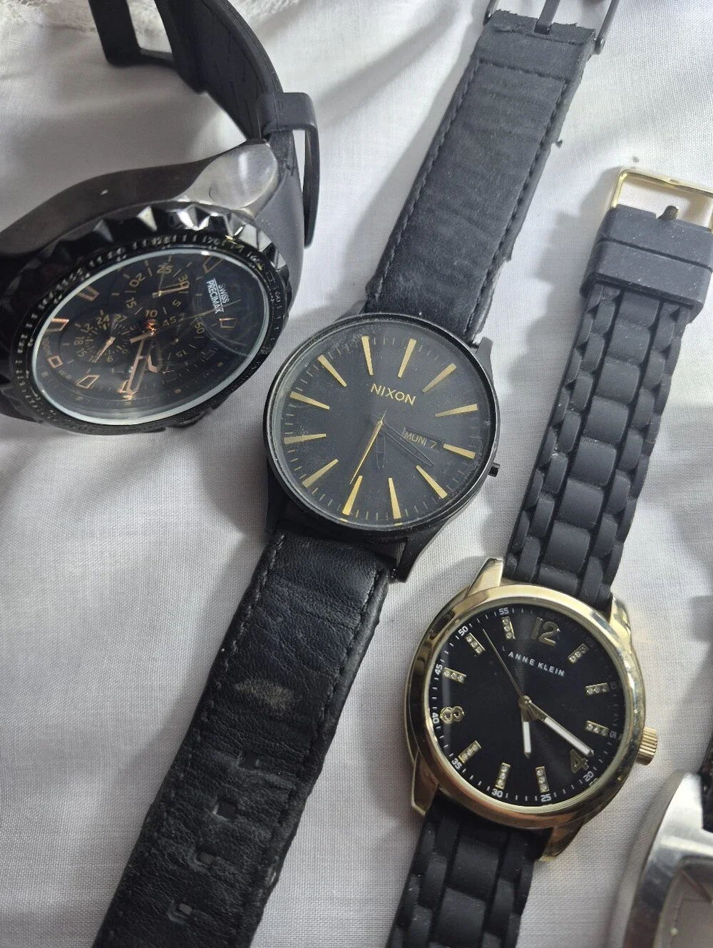 Vintage & Modern Men's & Women's Watch Lot - Diesel Seiko Anne Klein 6pc